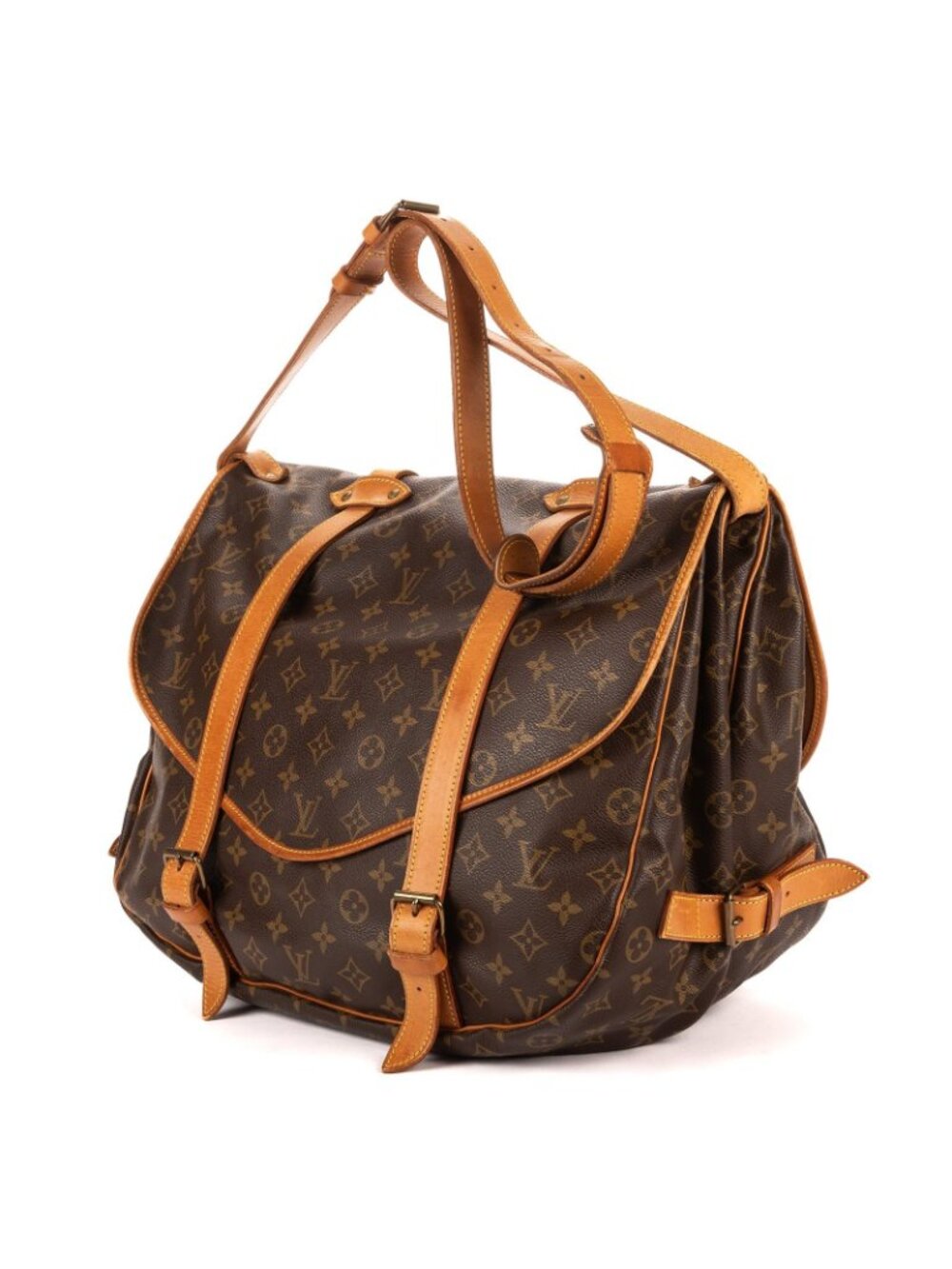 Louis Vuitton Saumur 43 Brown Monogram Canvas - Picture 2 of 11